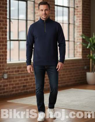 Men's HighNeck Sweapshirt